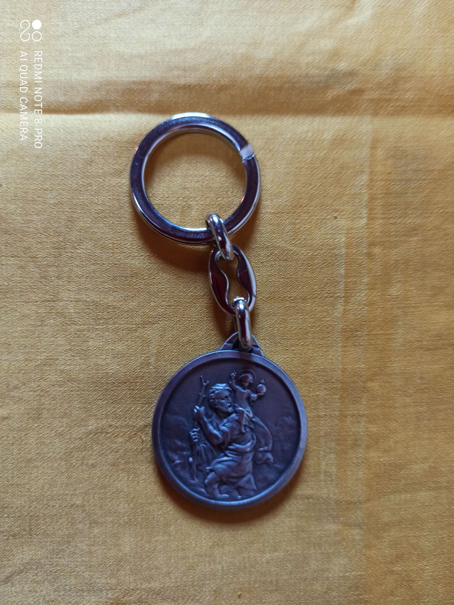 Porte-clés Saint Christophe (galet)  Edition du Parvis - Librairie  religieuse
